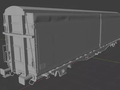 H0 1-87 scale Hbbins-tt 309 freight car 3D print model