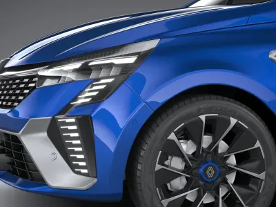 Renault Clio 2024 3D model