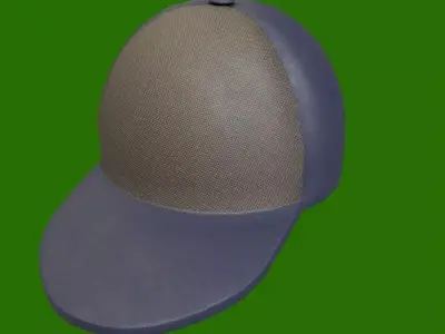 Baseball Hat Low-poly 3D model