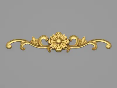 Classic Carved 007 3D model