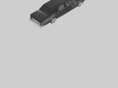 Classic Limousine model 3D model