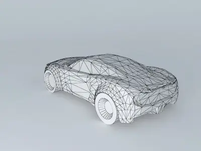 Car NEG N 26k template Free 3D model