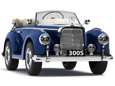 Toy car Mercedes-Benz 300S 3D model