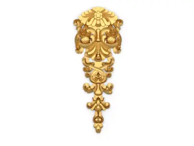 carved classic decorative ornament cnc 3d printing stl 06 3D model purchase