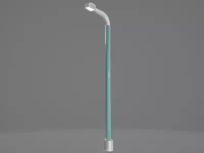 lamp post Free low-poly 3D model