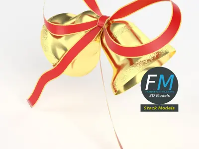 Christmas bells 3D model