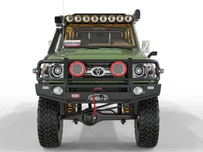 Toyota Land Cruiser S79 2023 Double Cab Australian Version  3D model