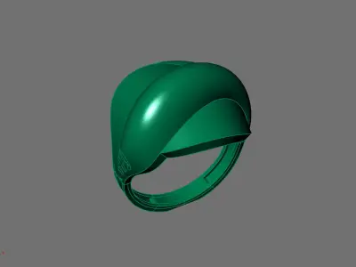 Women Ring Plain Ring Ready STL 3DM Models Womens Rings 3D print model 68