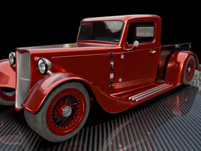 vintage vehicle 3D model