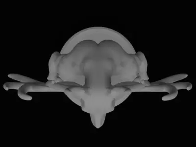 Wendigo 3D model 3D printing Horror Figurine Halloween Monster 3D print model