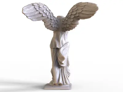 Winged Victory of Samothrace 3D Scan 3D model