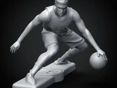  Steph Curry 3D Printable 3S 3D print model