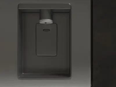 Simple LG Fridge Free 3D model