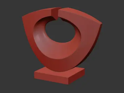 Abstract sculpture by Robert Fogell 3D model
