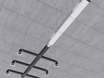 Industrial Ventilation-Duckting Kit 3D model