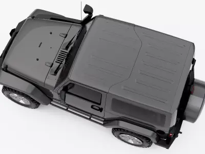 Jeep Wrangler Rubicon 2010 3D model