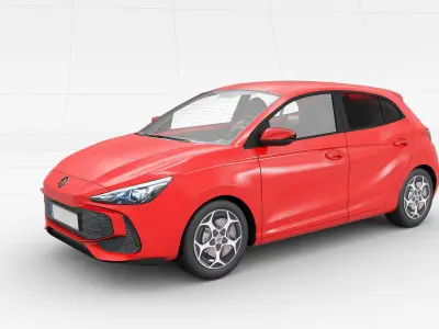 MG 3 Hybrid 2024 Low-poly 3D model