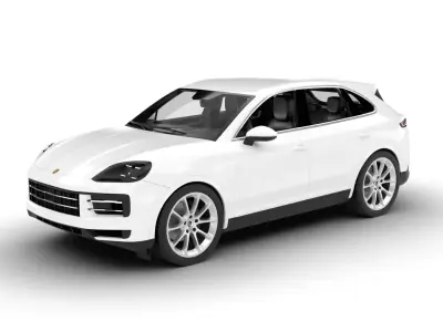 Porsche Cayenne 2024 3d model 3D model