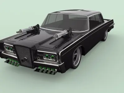 Green Hornet Black Beauty 3D model