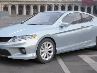 Honda v6 sporty Car 3D model