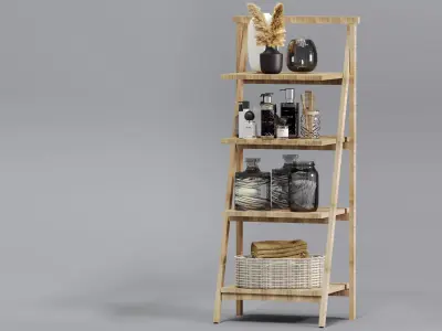 LADDER SHELF 3D model