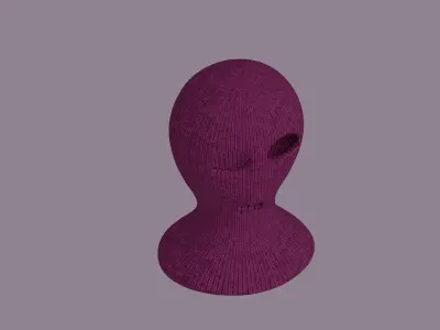 Ski Cycling Mask 3D model
