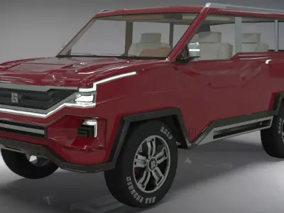 SUV original vehicle design  3D model