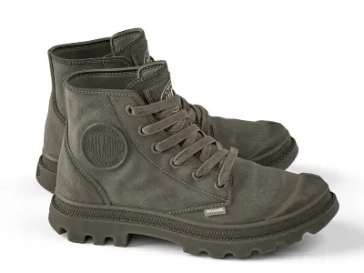 Boots street style Canvas 3D model