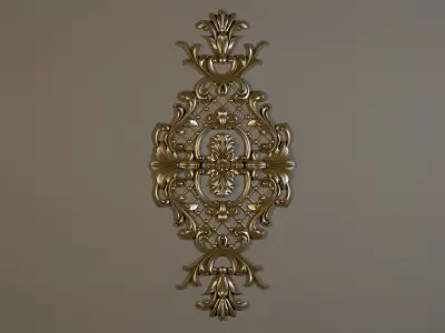 dekor ornament 3D model 10
