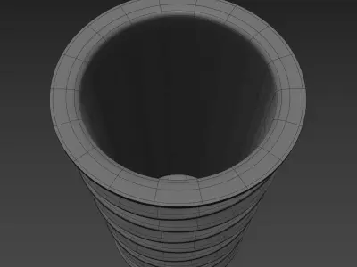 Swizzle Planter 3D model