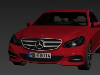 Mercedes Benz E Class Avantgarde 2014 3D model