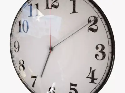 Wall Clock Free 3D model