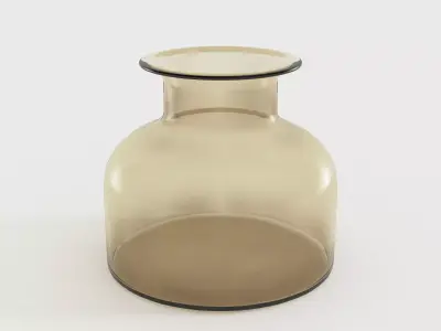 Crystal Clear Glass Vase 3D model