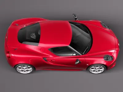 Alfa Romeo 4c - 2014 3D model