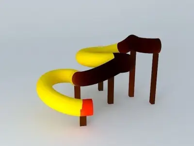 Yellow Slide Free 3D model purchase