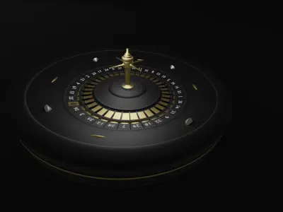 Roulette Wheel 3D model
