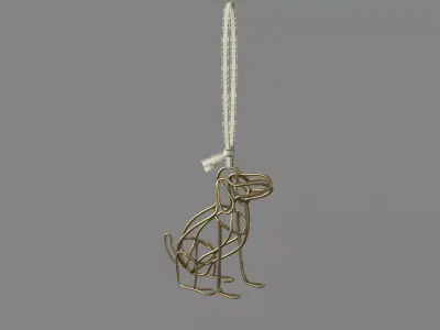 Tanner The Dog Ornament 3D model