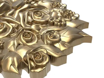  decorative pattern ready for 3D printing 3D model 416
