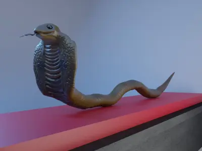 Cobra snake  3D model