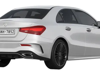 Mercedes-Benz A-Class Sedan AMG 2023 3D model