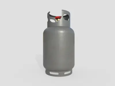 Gas Bottle M3 Low-poly 3D model