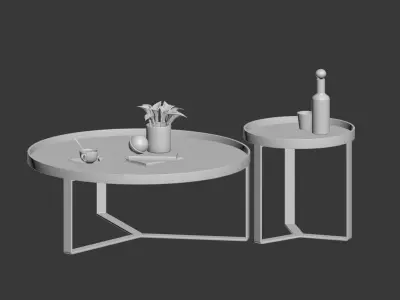 Made Aula coffee table Side Table 3D model