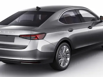 Skoda SuperB 2024 3D model