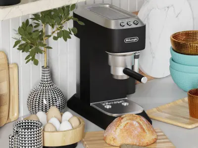 kitchen shelf decorative 002 3D model