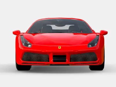 Ferrari 488 GTB 3D model