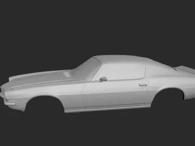 Chevrolet Camaro 1970 Body For Print 3D print model