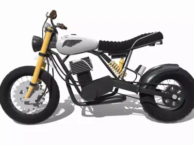 Off road Racing Bike 3D model