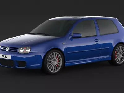 Volkswagen Golf 4 R32  3D model