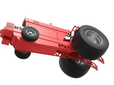 Pulling Tractor Pro Stock Scale 1 to 25 3D print model