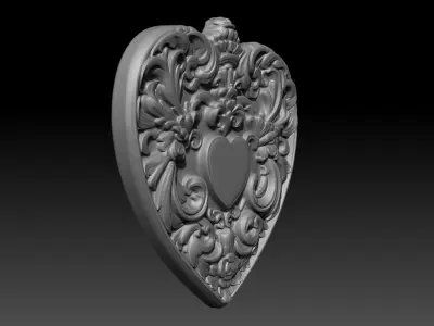 Bas relief Frame 240506 09 3D print model